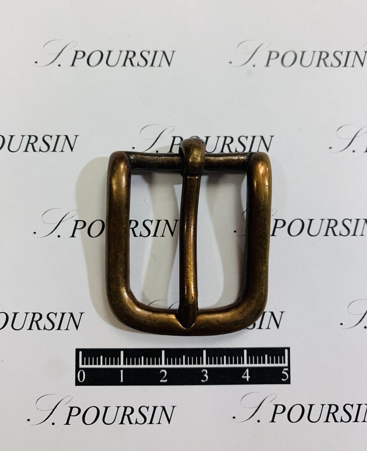Boucle Lyre 25 Maro Laiton Vieux Cuivre Verni - Vintage - Bonne Affaire ! - lot de 2 pièces