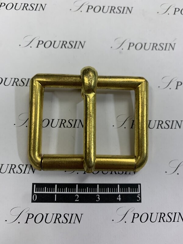 Boucle Anglaise 42mm CH Laitonné Verni - Vintage - lot de 2 pièces