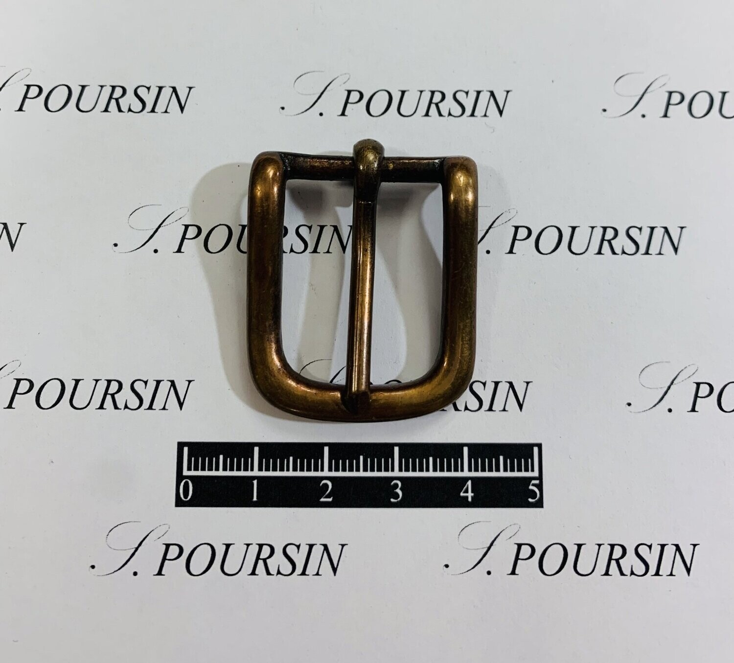 Boucle Lyre 20 Maro Laiton Vieux Cuivre Verni - Vintage - Bonne affaire! - lot de 2 pièces