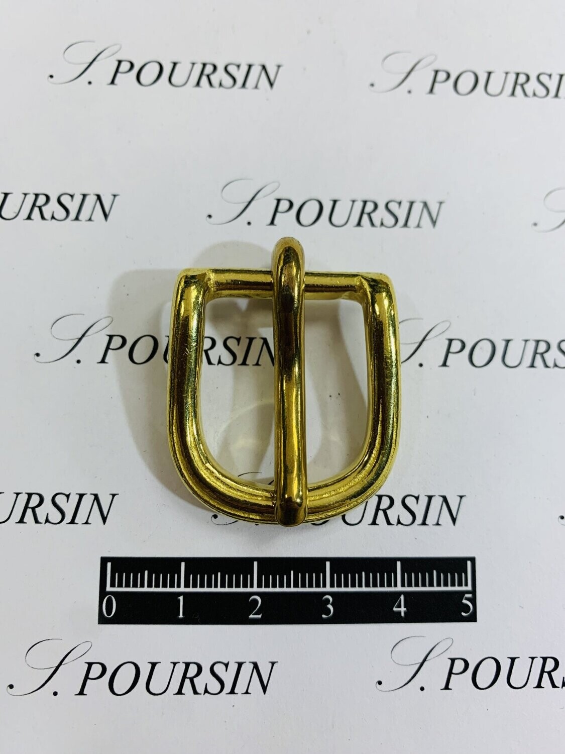 Boucle 1356/20 CH Forte Laiton Poli Bille  -  2 pièces