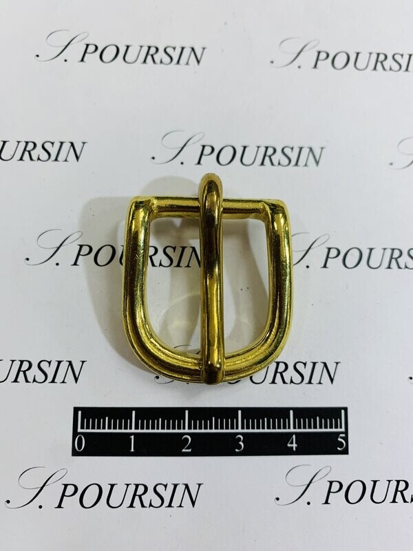 Boucle 1356/20mm CH Forte Laiton Poli Bille  -  2 pièces