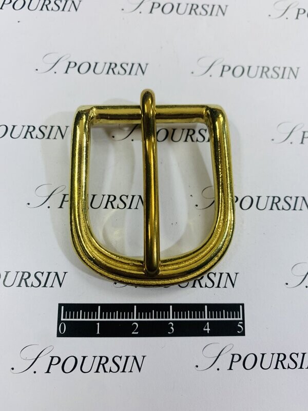 Boucle 1356/32mm Maro Laiton Poli Bille  -  2 pièces