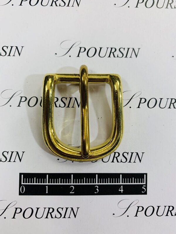 Boucle 1356/20mm Forte Maro Laiton Poli Bille  -  2 pièces