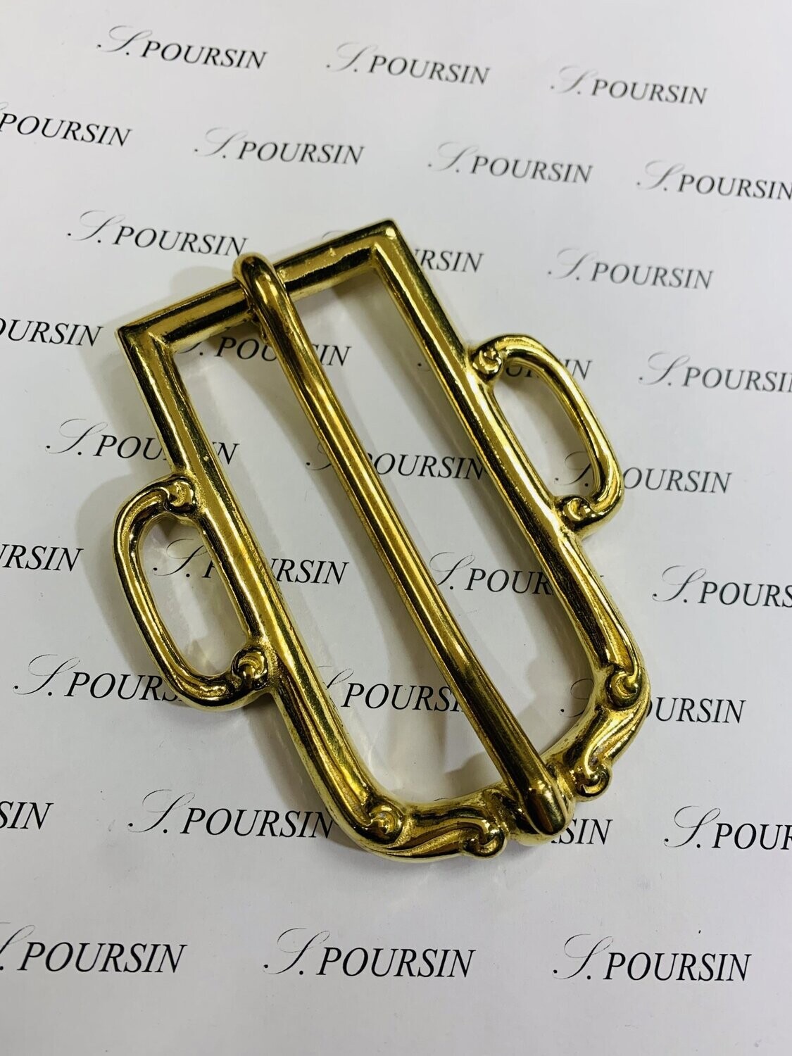 Boucle Mancelle Moderne 41mm Laiton Poli - 1 pièce