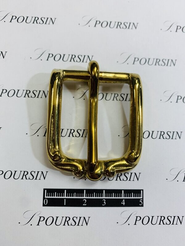 Boucle Simple Moderne 32mm CH Laiton Poli   -  1 pièce