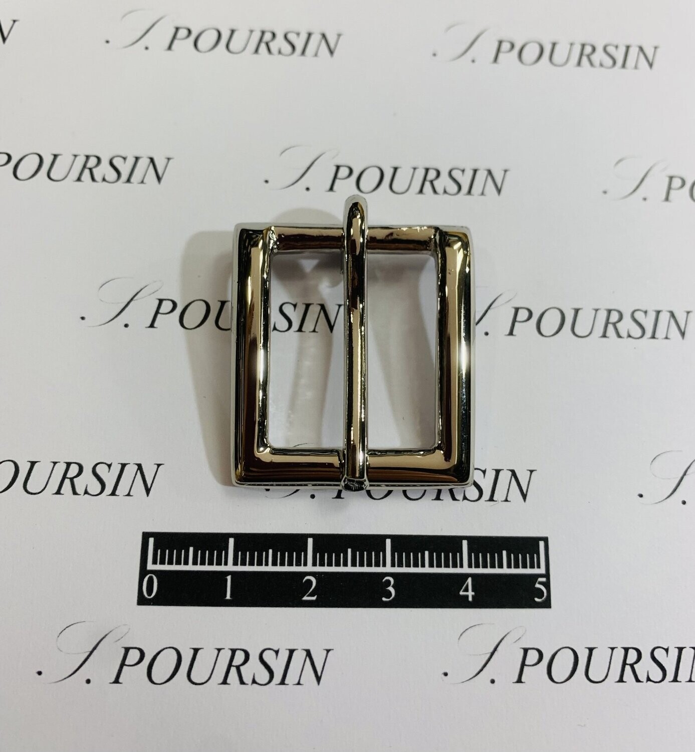 Boucle 8145/20 Laiton Poli Nickel - Bonne Affaire! - lot de 2 pièces