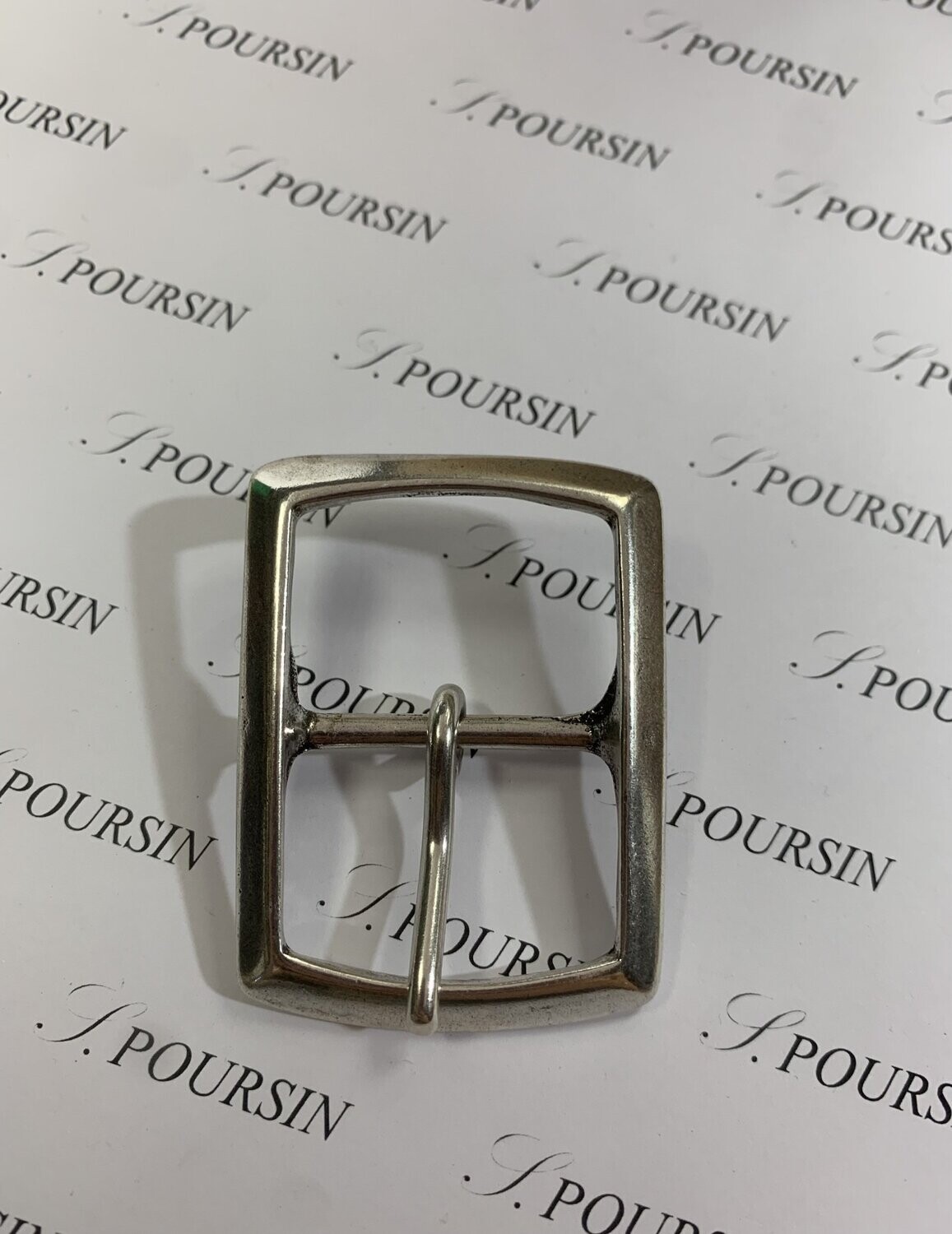 Boucle 38/35 Laiton Vieil Argent Verni - lot de 2 pièces