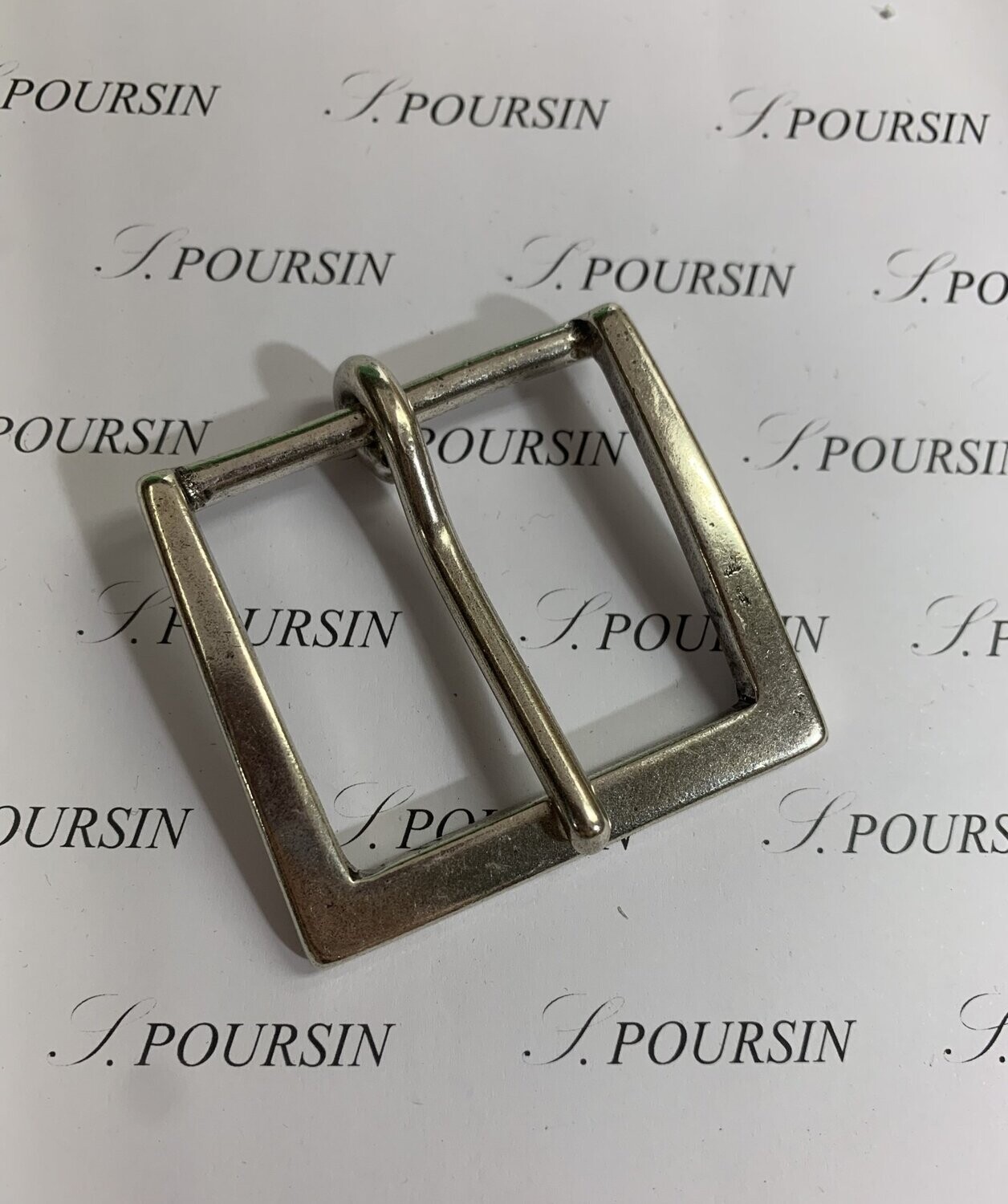Boucle 35/45 Laiton Vieil Argent Verni - 1 pièce