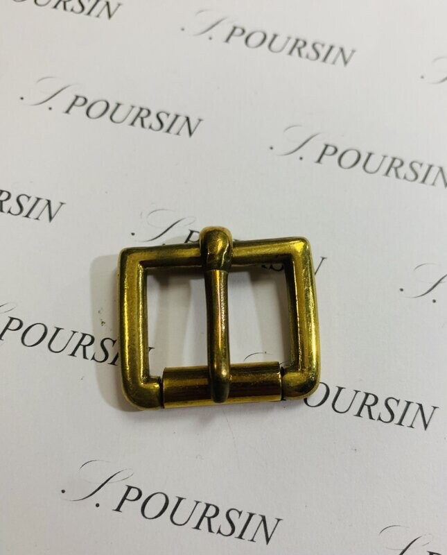 Boucle Anglaise 23mm CH Laiton Poli Bille - Vintage - Bonne Affaire! - lot de 2 pièces