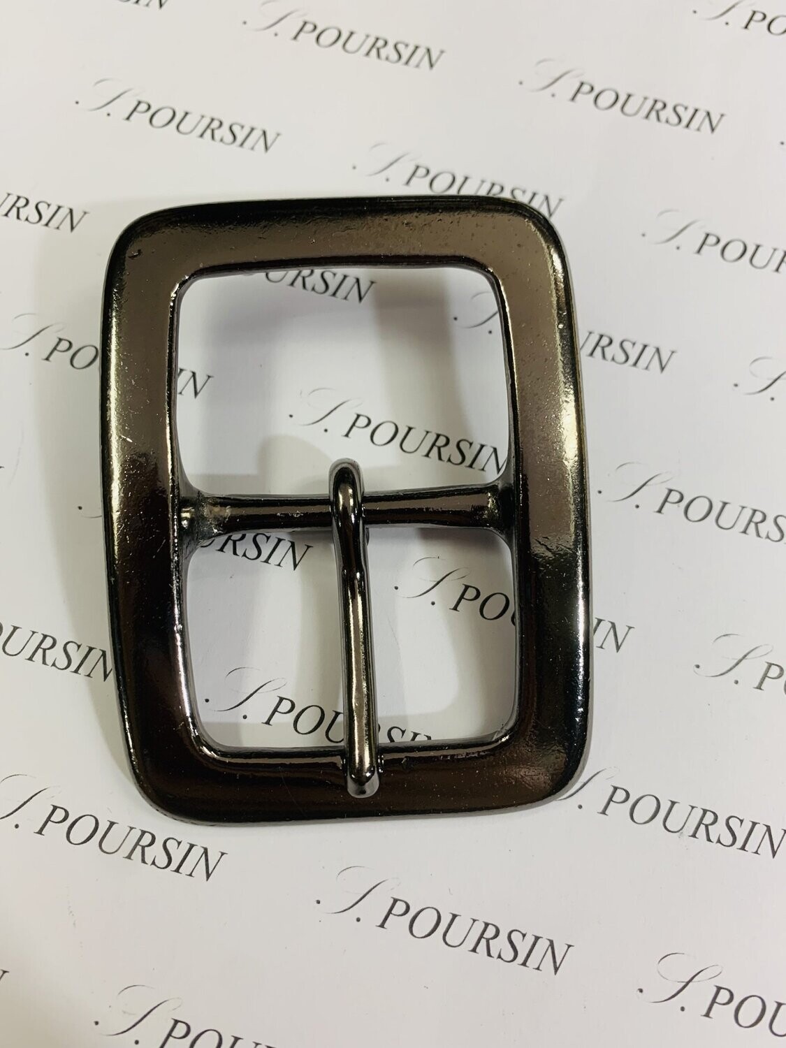 Boucle Double 580/40 Forte Laiton Nickel Noir Verni - 1 pièce