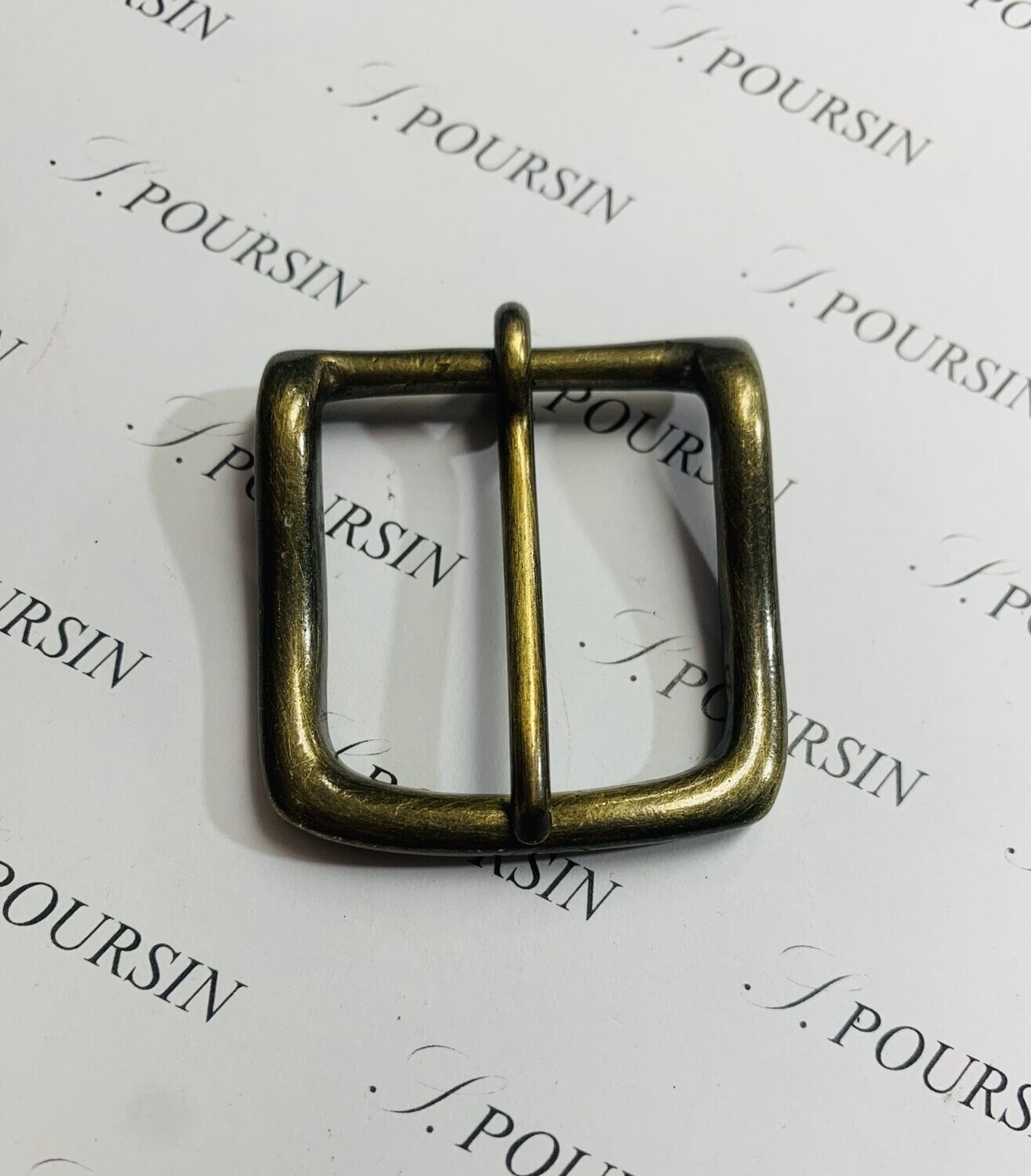 Boucle Lyre 35 Laiton Bronzé Antic Verni - 1 pièce