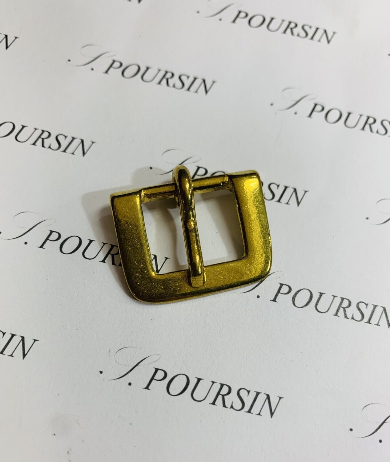 Boucle 982/18 Laiton Poli Bille - lot de 2 pièces