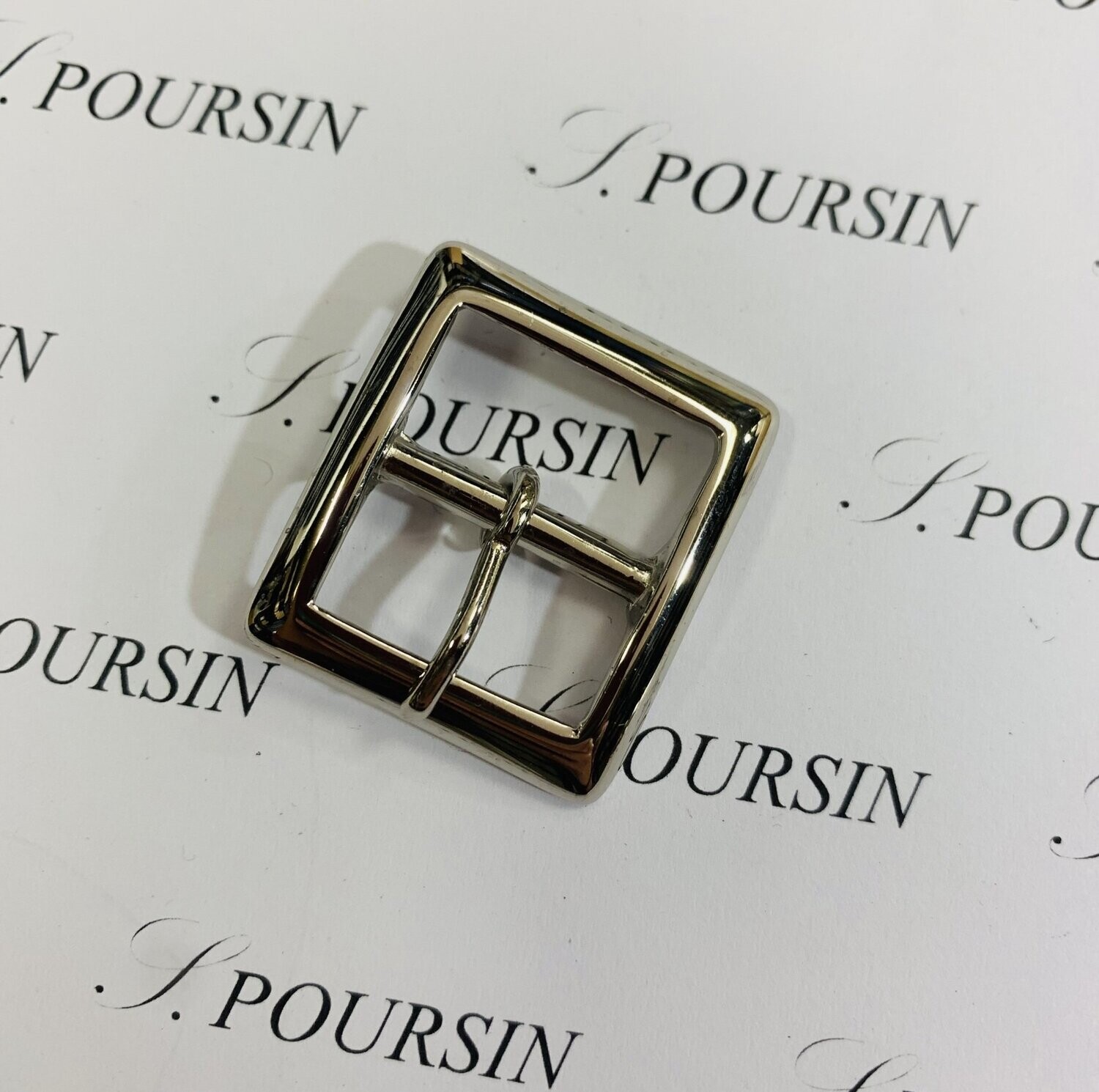 Boucle 998/20 Laiton Poli Bille Nickel - lot de 4 pièces