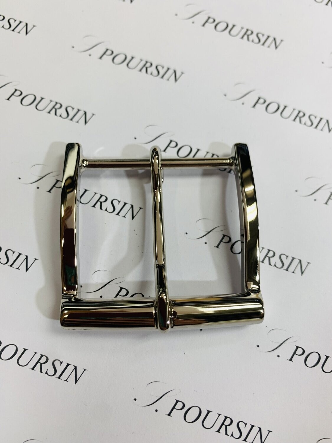 Boucle Simple 248/40 Laiton Poli Main Nickel - 1 pièce