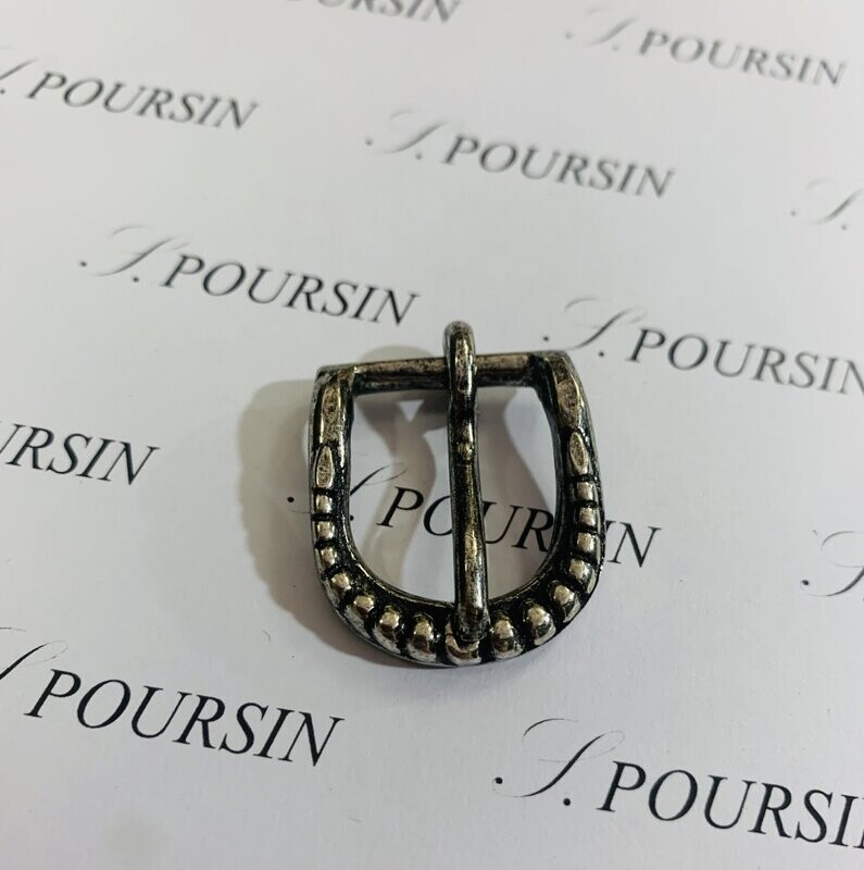 Boucle 506/16 Laiton Vieil Argent Verni - lot de 2 pièces
