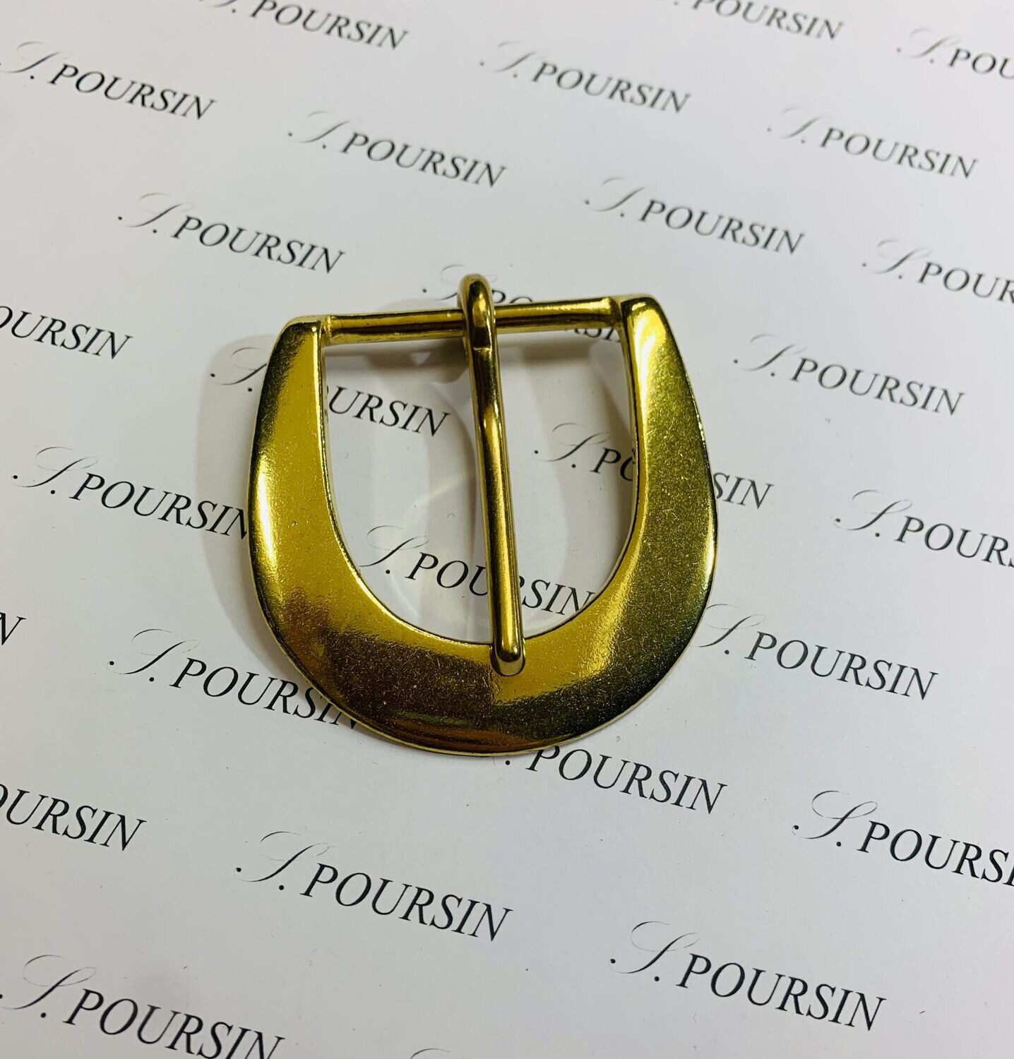Boucle 276/40 Laiton Poli Bille  - 1 pièce