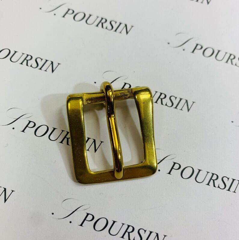 Boucle 485/15 Laiton Poli Bille - lot de 2 pièces