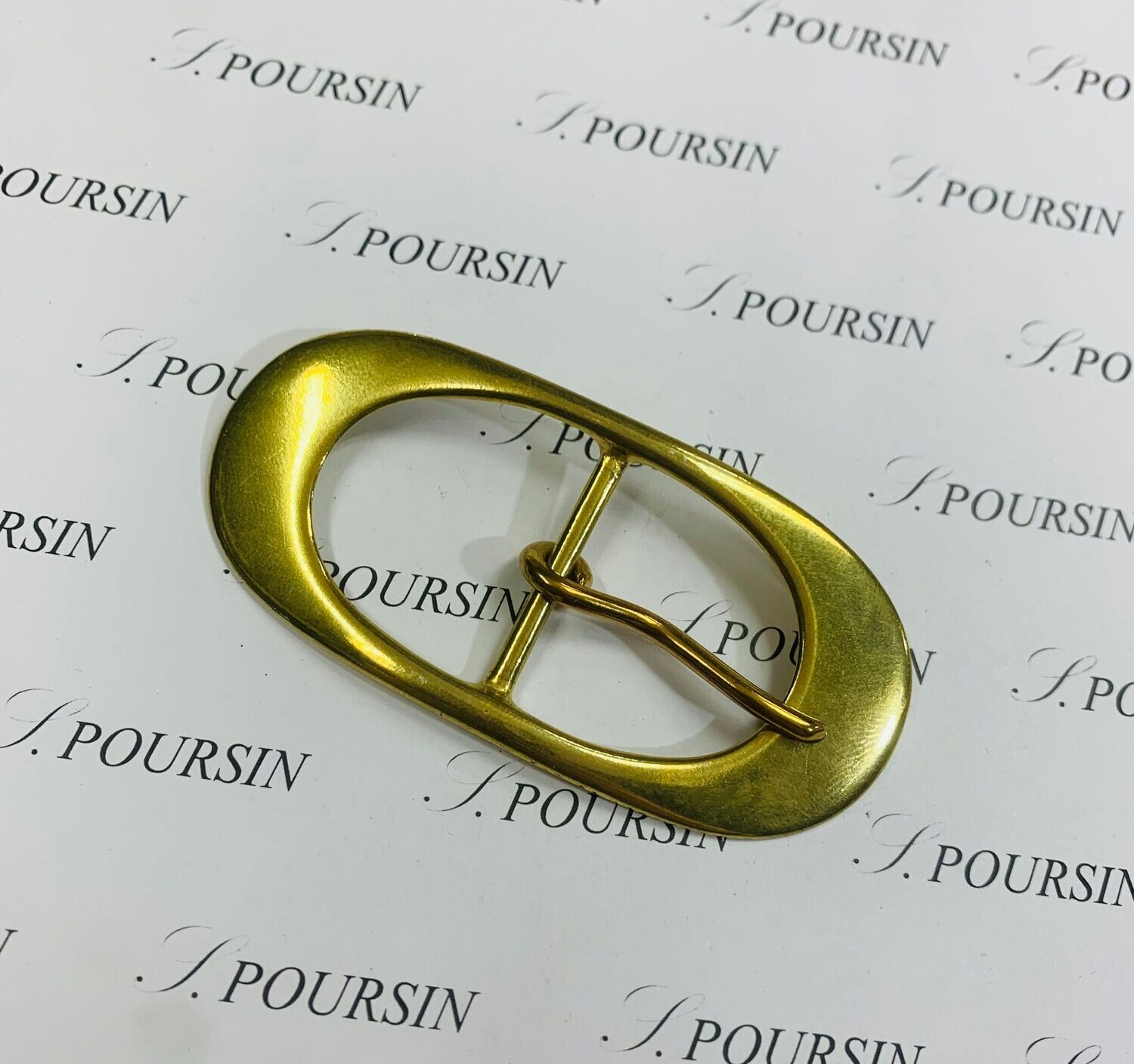 Boucle double 254/30 Laiton Poli Bille - 2 pièces