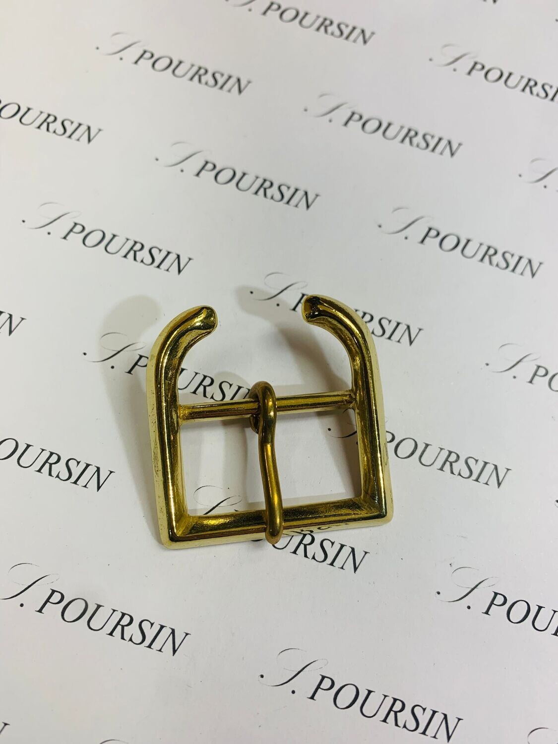 Boucle 648C/30 Laiton Poli Bille - lot de 2 pièces
