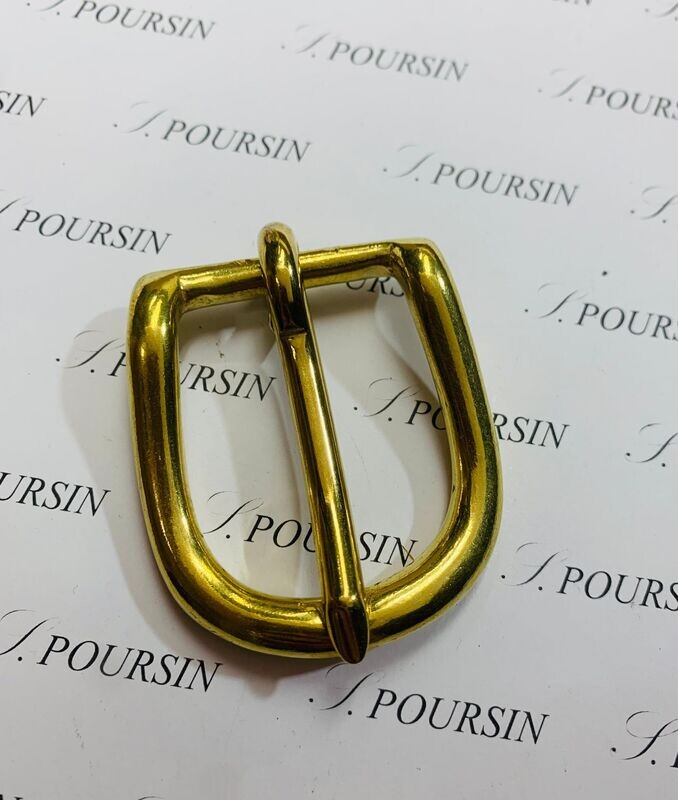Boucle dossière JA 32mm CH Laiton Poli Bille - lot de 1 pièce