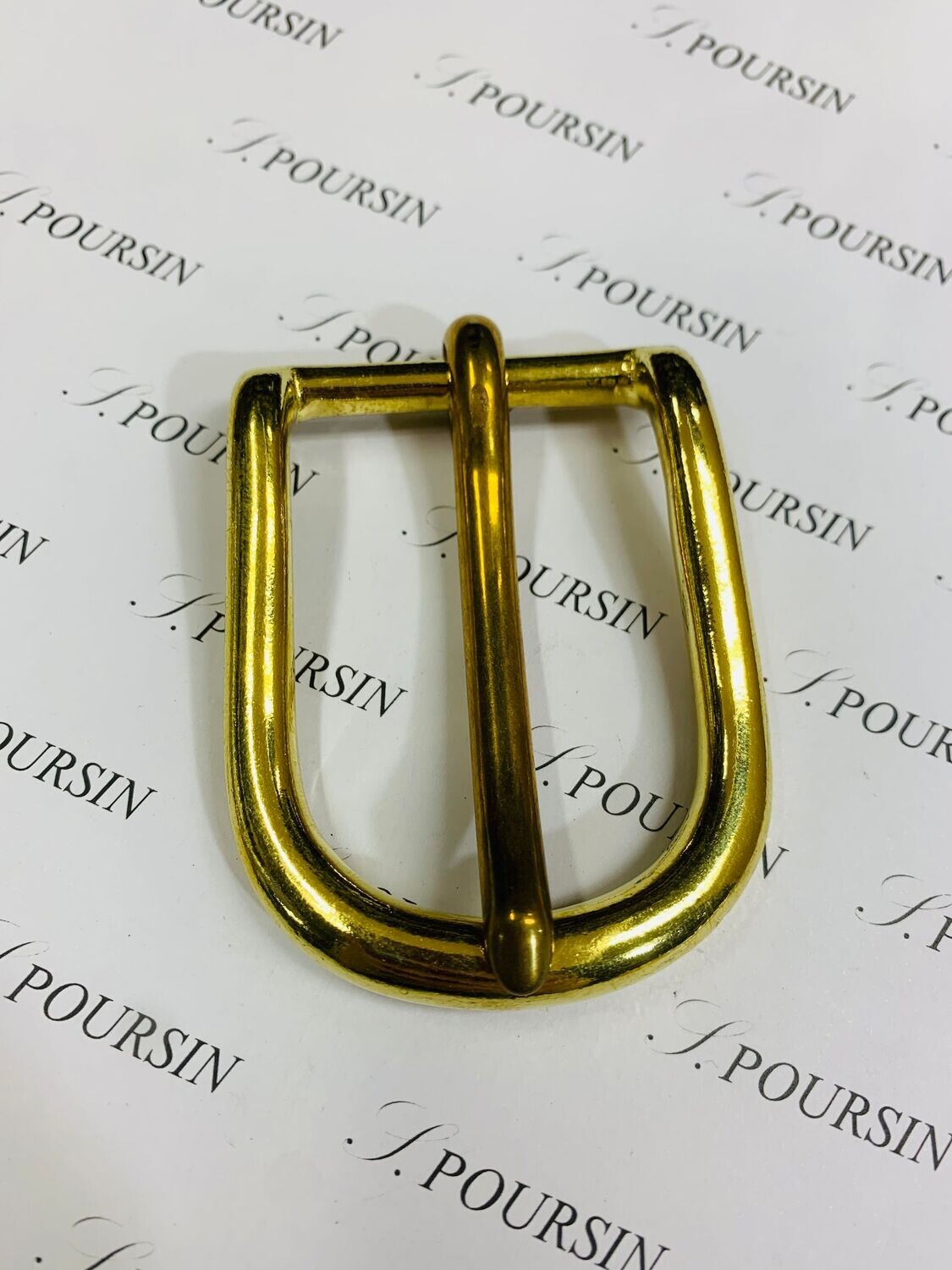 Boucle dossière JA 41mm CH Laiton Poli Bille - 1 pièce