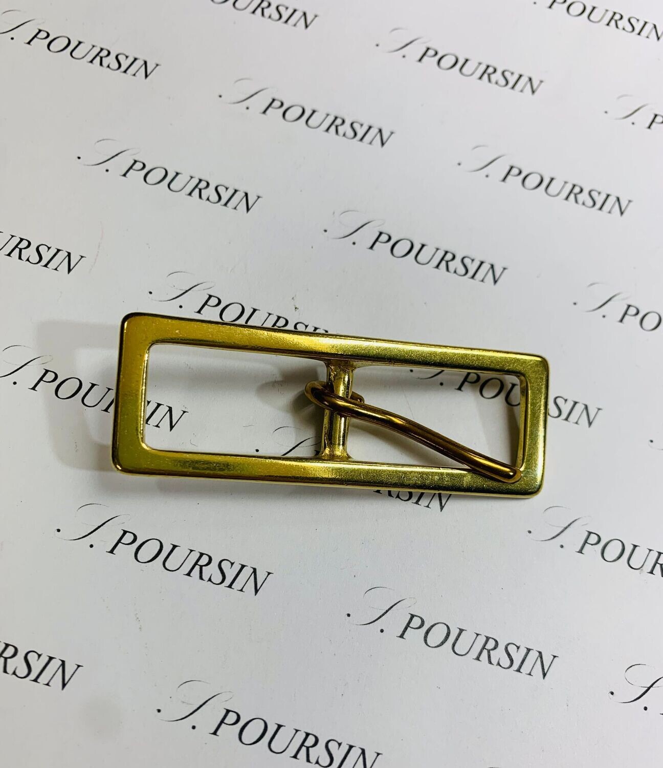 Boucle 283/15 Laiton Poli Bille - lot de 2 pièces