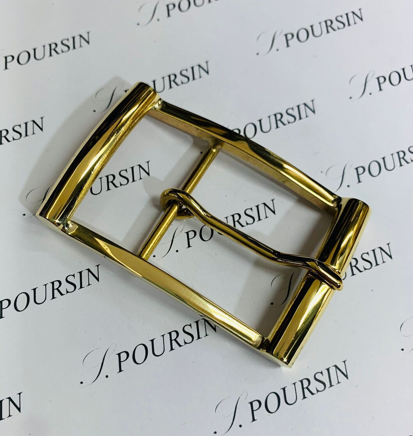 Boucle double 248/35 Laiton Poli Main  - 1 pièce