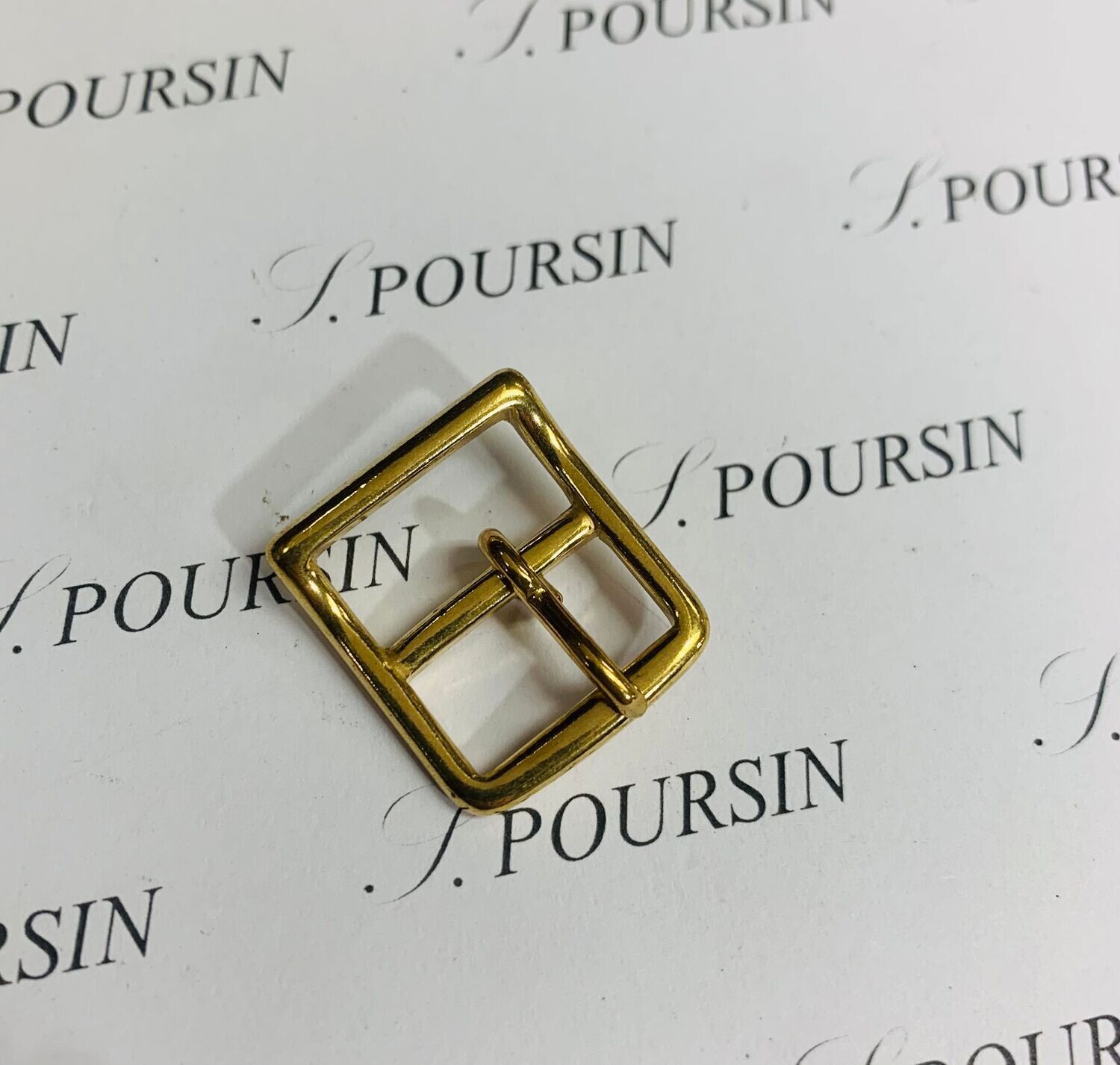 Boucle Vélo 16mm Laiton Poli Bille- lot de 4 pièces