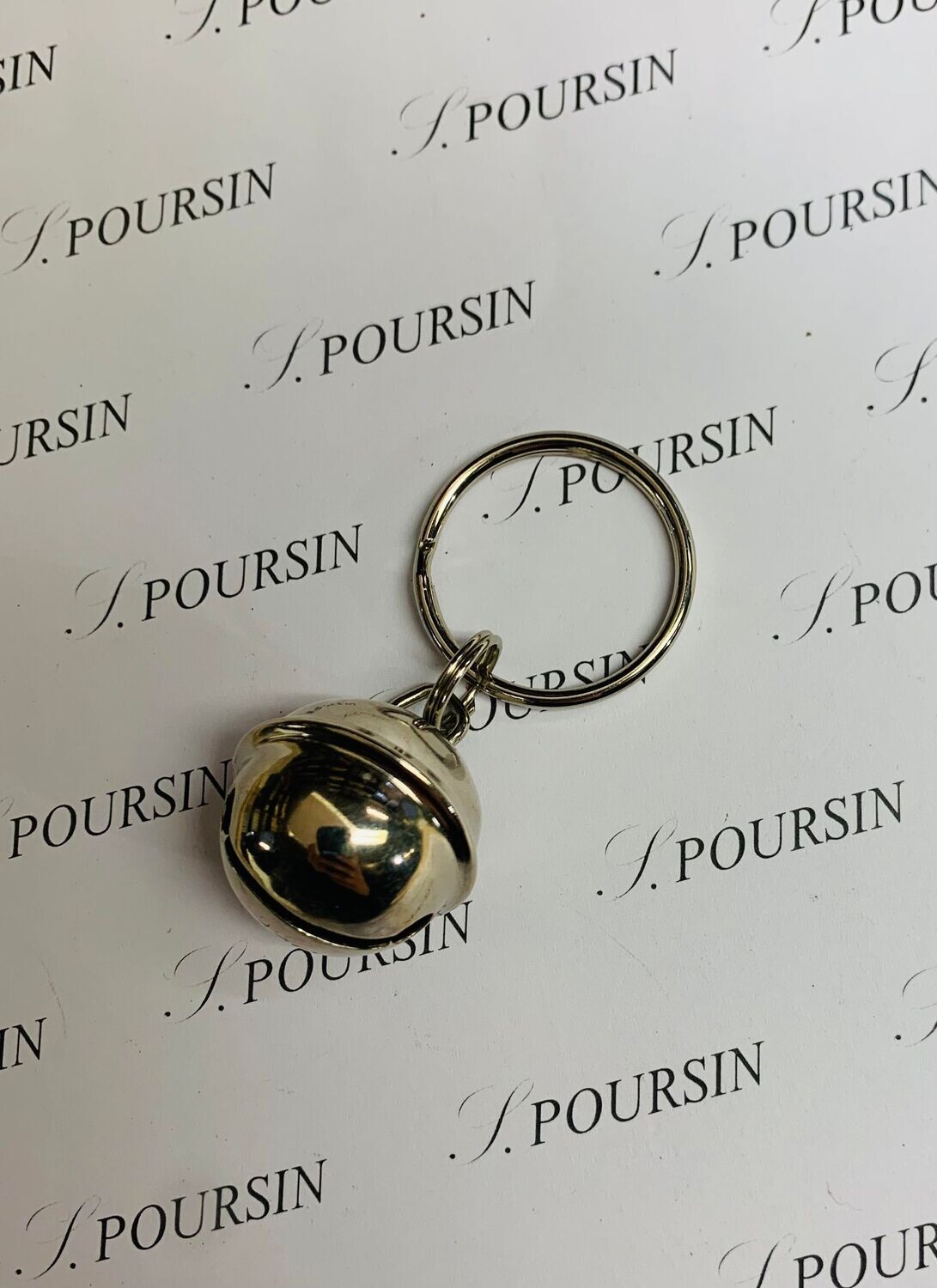 Porte Clés Grelot Nickel  - 1 pièce