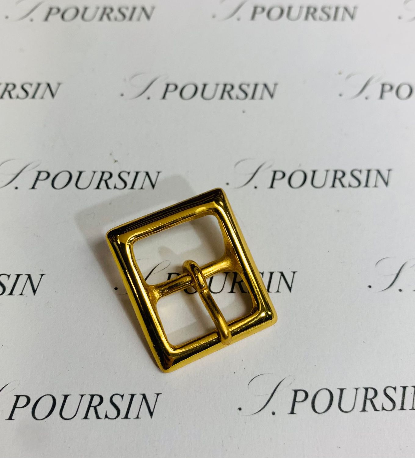 Boucle 998/16 Laiton Poli Doré Or2N Verni -  lot de 2 pièces
