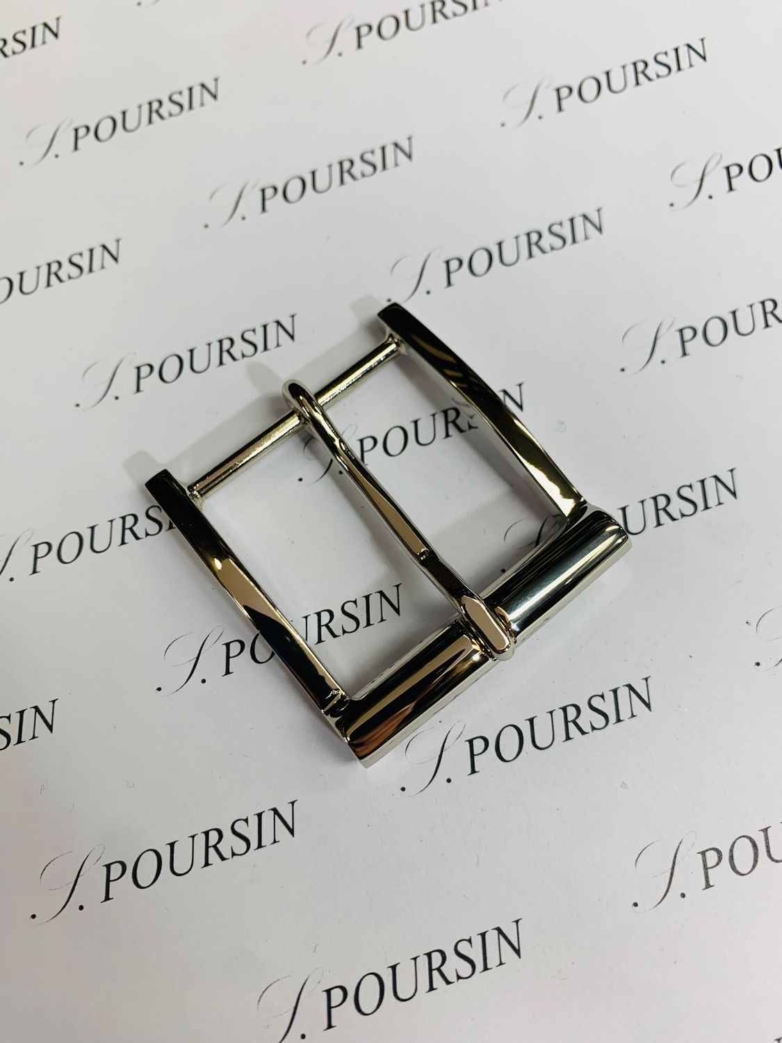 Boucle Simple 248/35 Laiton Poli Main Nickel  - 1 pièce
