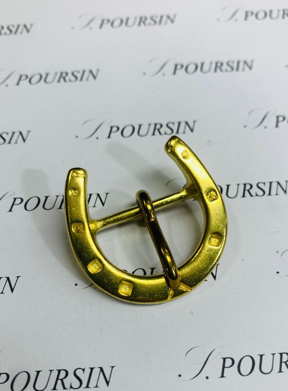 Boucle 273/25 Laiton Poli Bille - lot de 2 pièces
