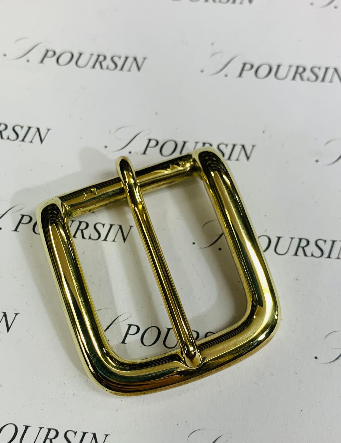 Boucle LYP 27 Laiton Poli Main  - lot de 2 pièces