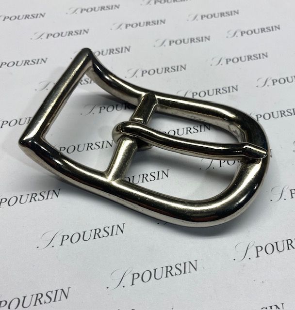 Boucle Porte Brancard 41 CH Jonc Anglais Laiton Nickel - 1 pièce