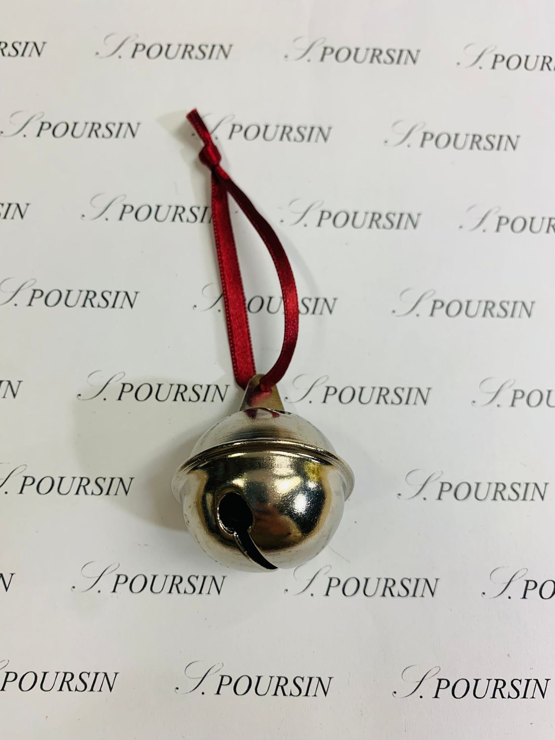 Ornement Grelot GM- 40 Acier Nickel  - 1 pièce