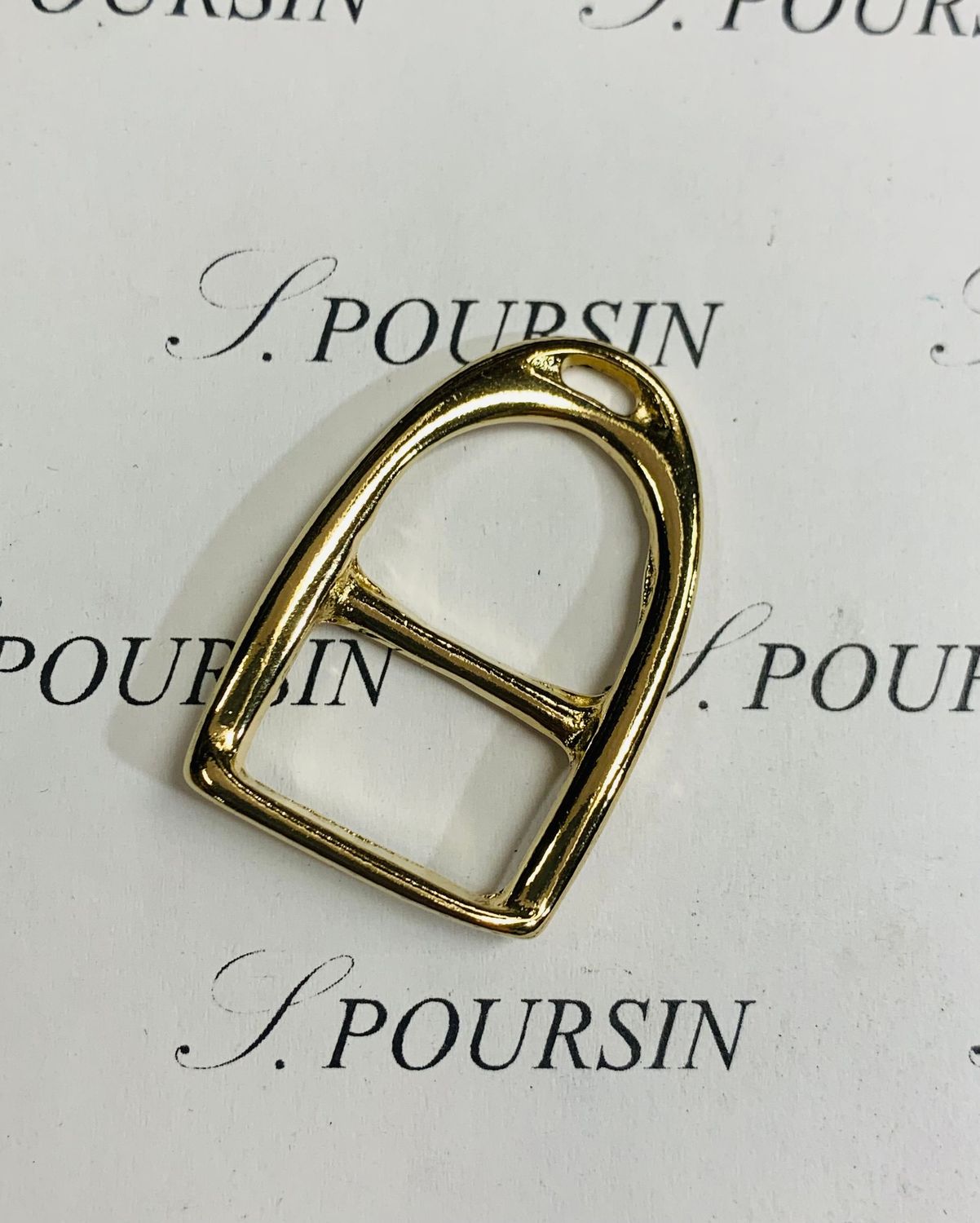 Clip à Foulard En Métal Doré - Longueur 4 Cm, Occasion