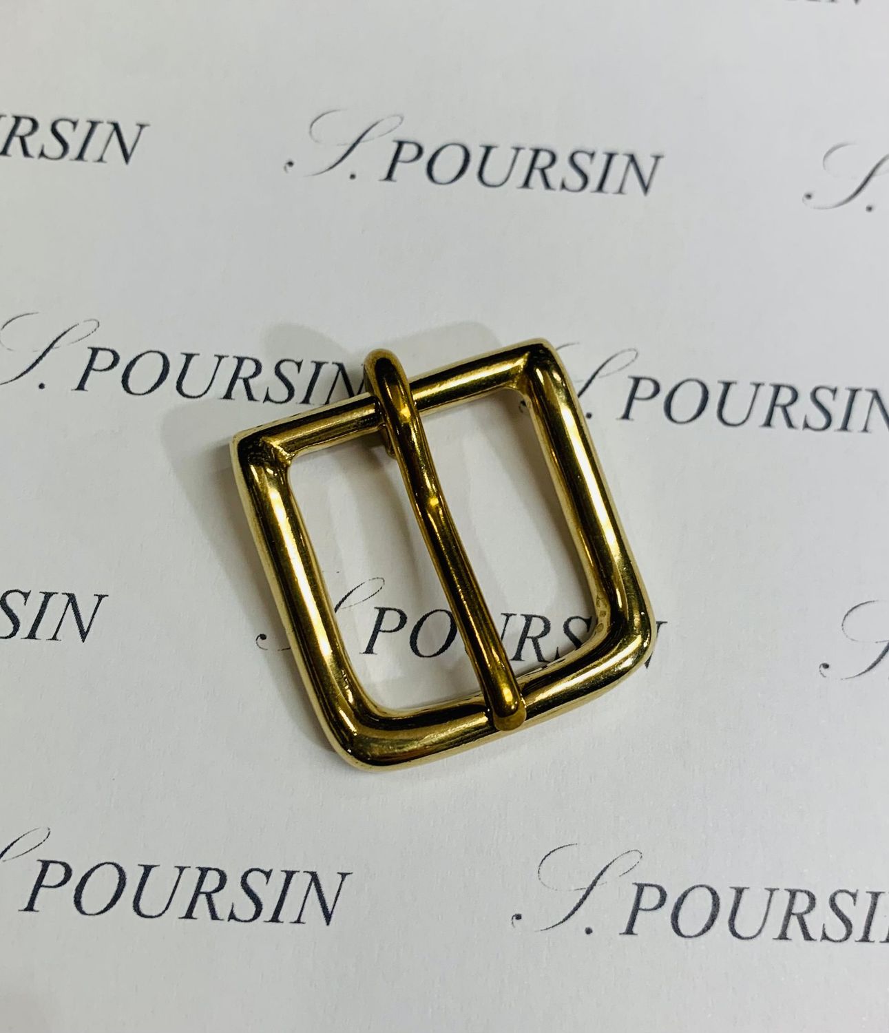 Boucle Lyre 20 Laiton Poli Bille - lot de 2 pièces