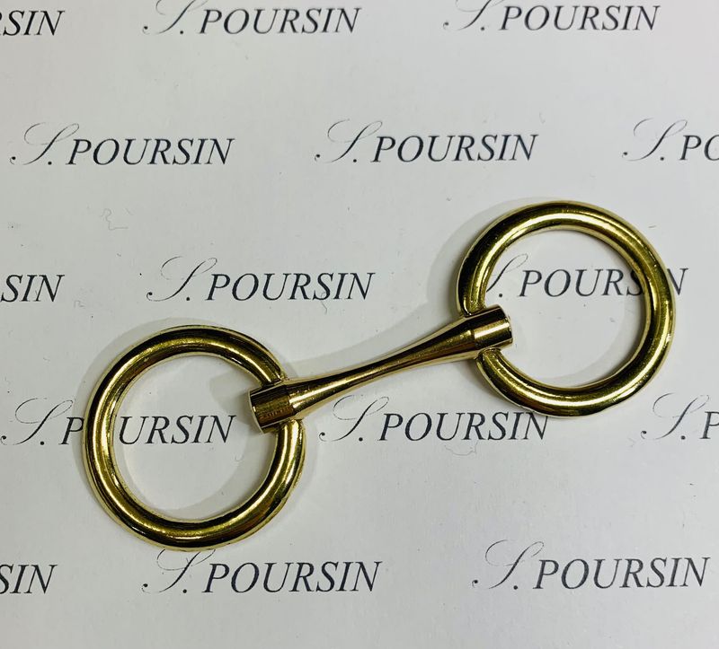 Filet 9026/24 (grand modèle) Laiton Poli Bille - Lot de 2 pièces