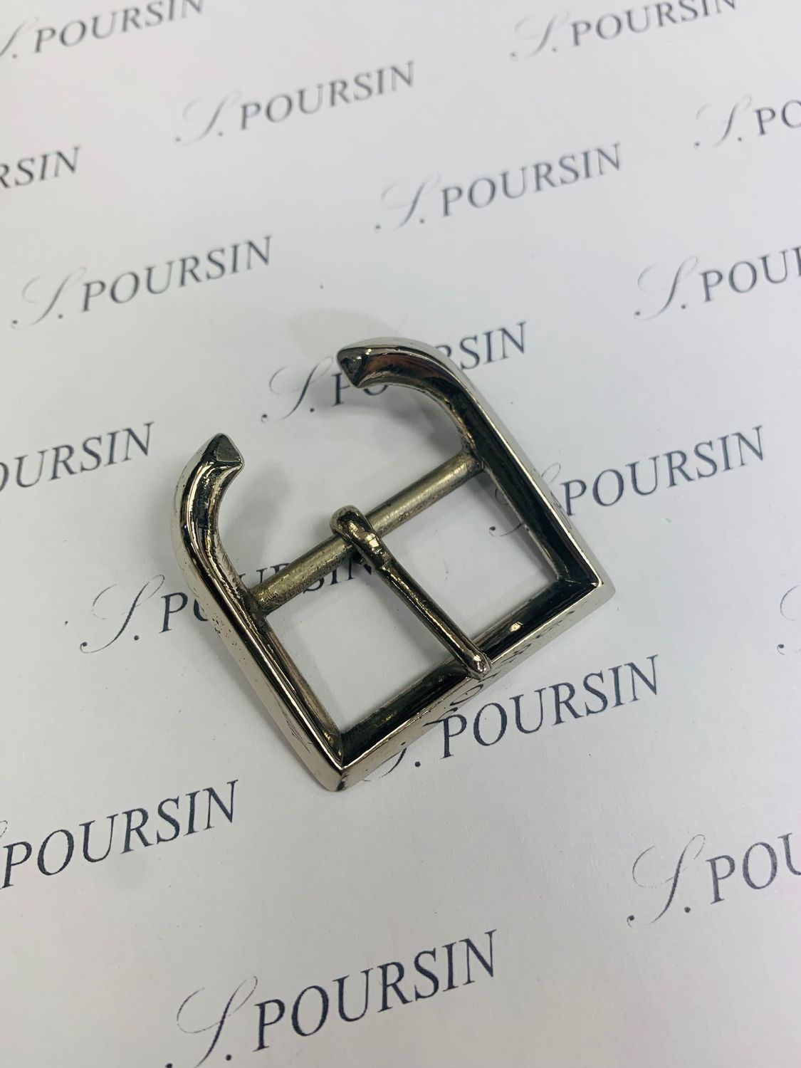 Boucle 648C/30 Laiton Poli Nickel - Bonne Affaire! - lot de 2 pièces
