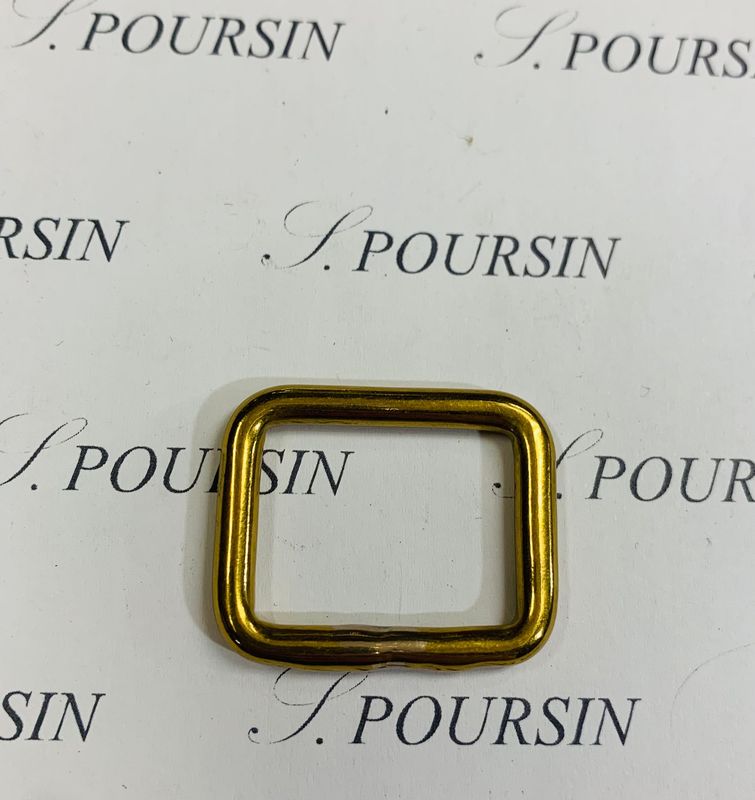 Cadre 23x18 3,9 Soudé Laiton Poli Verni - Bonne Affaire! - lot de 10 pièces