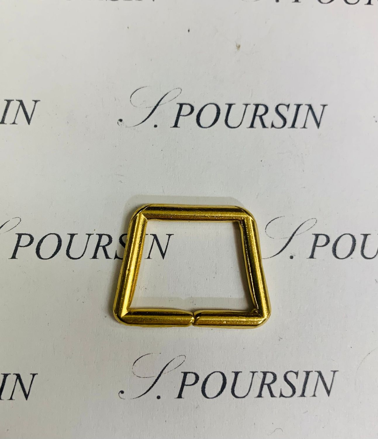 Trapèze 20x15 30 Non Soudé Laiton Doré - lot de 10 pièces