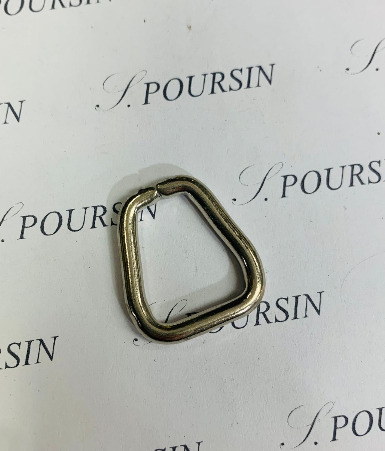 Trapèze 21x18x10 39 Non Soudé Laiton Poli Bille Nickel - lot de 10 pièces
