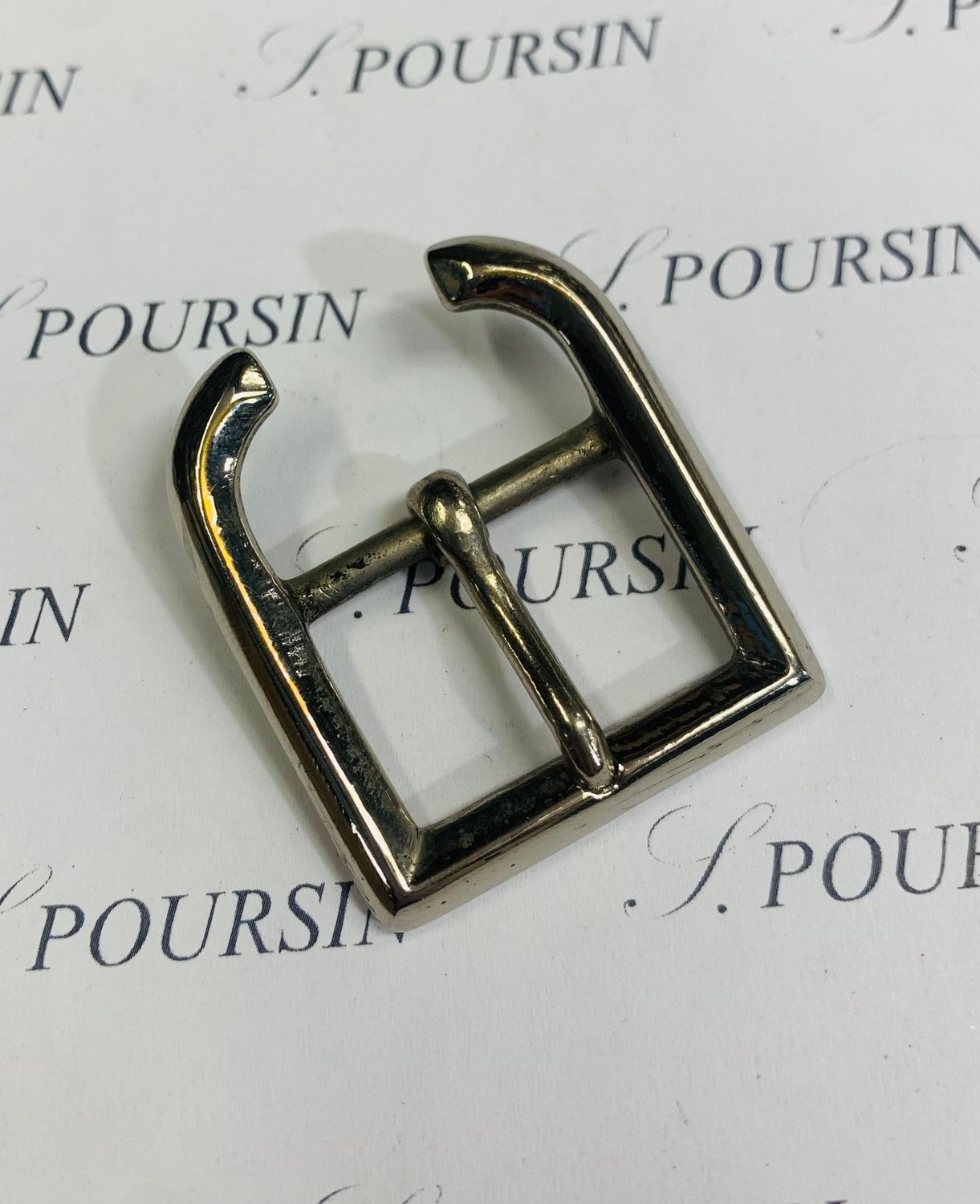 Boucle 648C/25 Laiton Poli Nickel - Vintage - lot de 2 pièces