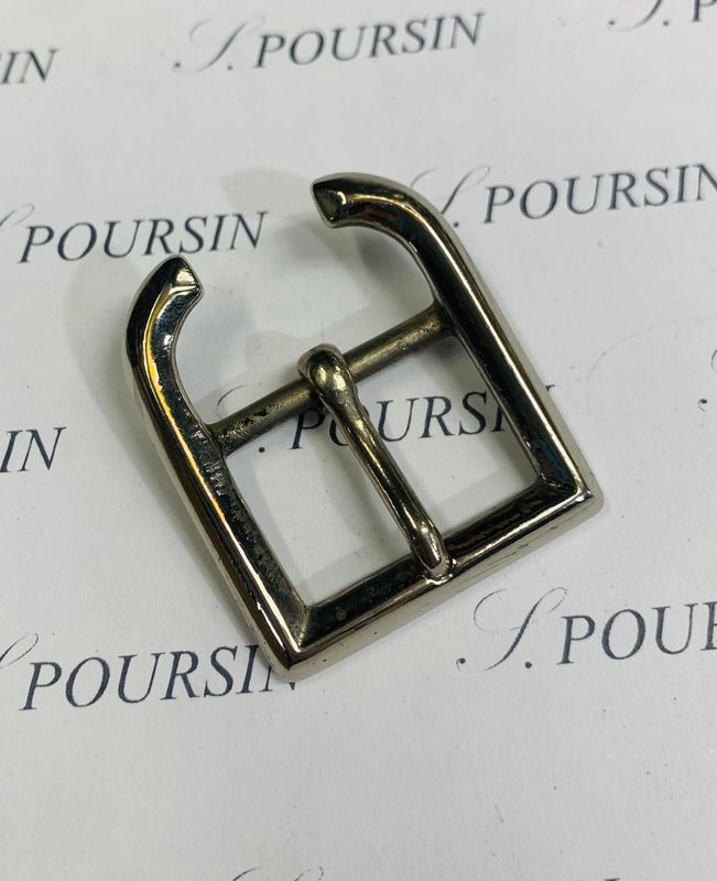 Boucle 648C/25 Laiton Poli Nickel - Vintage - lot de 2 pièces