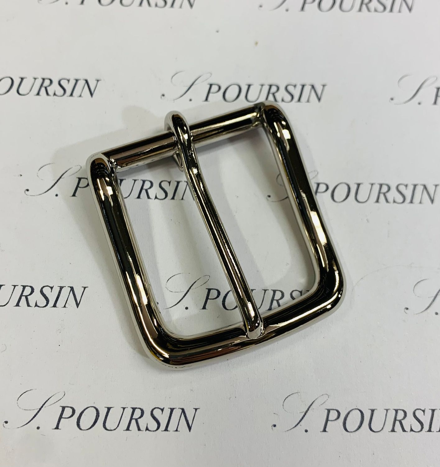Boucle Lyre 30 Maro Laiton Poli Main Nickel - 1 pièce