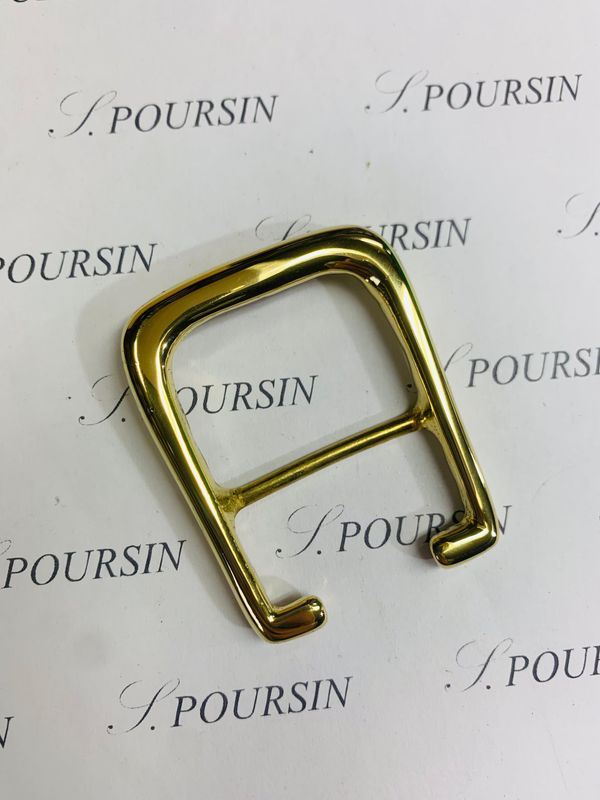 Boucle 255/30 à Tenon Laiton Poli  Main- 1 pièce