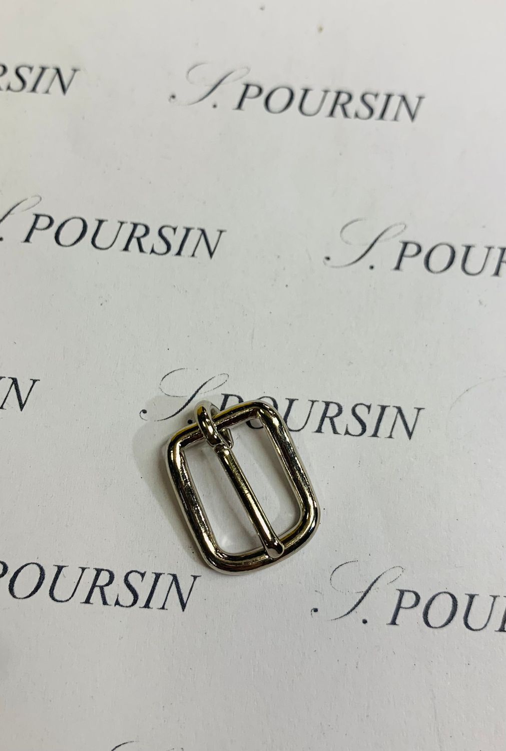 Boucle Lyre 10mm en fil soudé - Laiton Poli Bille Nickel - lot de 5 pièces