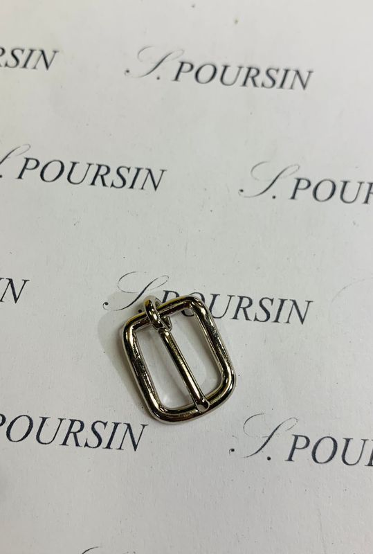 Boucle Lyre 10mm en fil soudé - Laiton Poli Bille Nickel - lot de 5 pièces