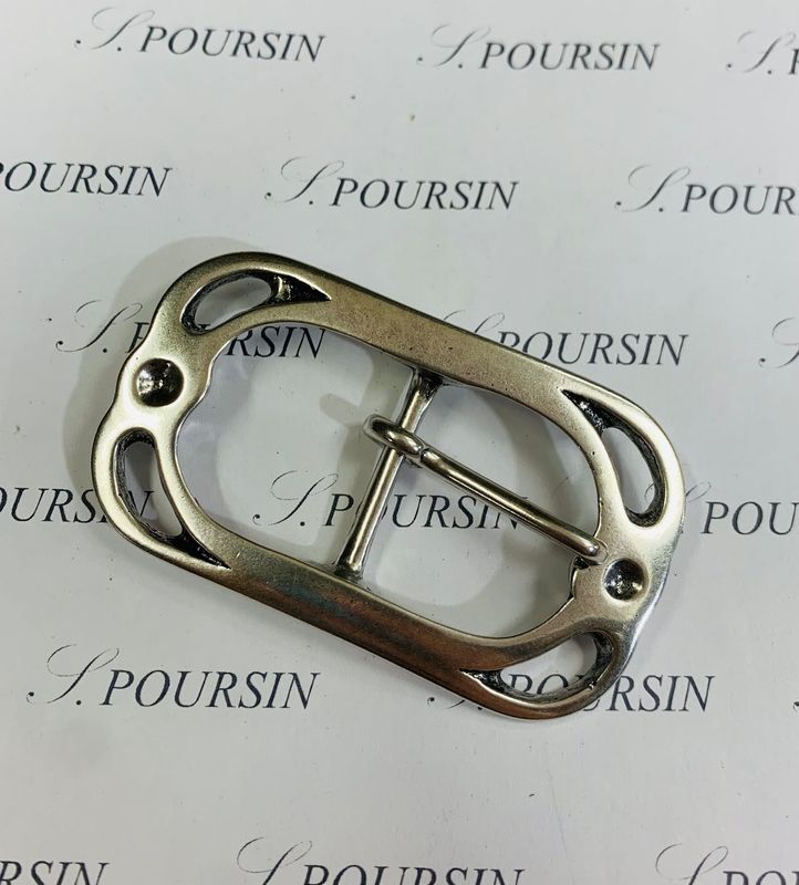 Boucle 539/25 Laiton Vieil Argent Clair Verni - 1 pièce