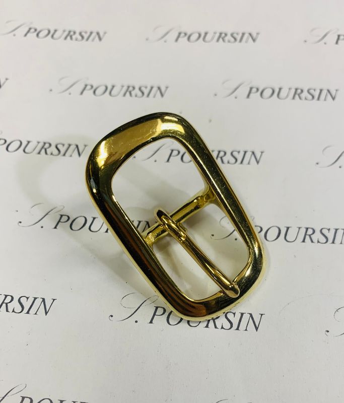 Boucle double 589/18 Laiton Poli Bille - lot de 2 pièces